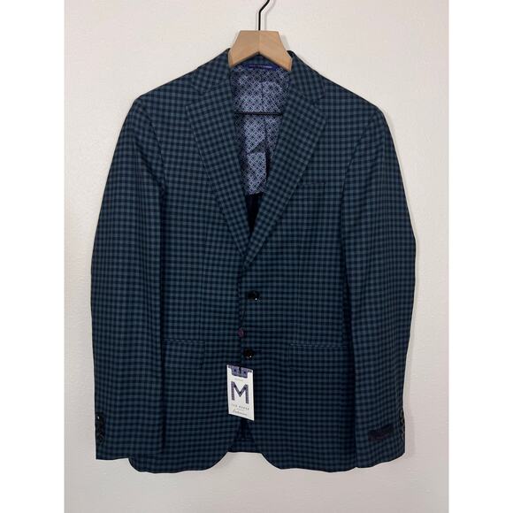 Ted Baker Endurance Blazer Black and Purple